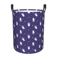 thumbnail image 1 of Balery Astronaut Rabbit Round Laundry Basket with Handles Waterproof Freestanding Laundry Hamper for Clothes Toys in the Dorm and Family-, 1 of 8