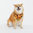 thumbnail image 1 of Balery Autumn Bouquet Pumpkin For Thanksgiving Pattern Pet Scarf for Dogs and Cats – Stylish Reflective Design, Breathable & Durable Pet Bandana with Quick-Release Buckle-Large, 1 of 7