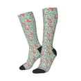 thumbnail image 1 of Balery Autumn Branches Fox and Mushrooms Printed Novelty Socks Men's Women's Crew Socks Sports Socks Knee High Socks Cotton Socks Quirky and Cool Socks, 1 of 9