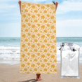 Balery Autumn Fall Yellow Leaves Print Towels Luxurious Jumbo Bath