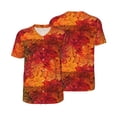 thumbnail image 1 of Balery Autumn Leaf Baseball Jersey for Men Casual Button Down Shirts Short Sleeve Active Team Sports Uniform-XX-Large, 1 of 9