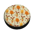 thumbnail image 1 of Balery Autumn Maple Leaf and Deer Tire Covers - Tough Tire Wheel Protector for Truck, SUV, Trailer, Camper, RV -17 inch, 1 of 8