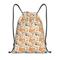 thumbnail image 1 of Balery Autumn With Hedgehog Pattern Drawstring Backpack Bag Sport Gym Sackpack Cinch Bags Pattern Drawstring Backpack Bag Sport Gym Sackpack Cinch Bags -Medium, 1 of 6