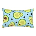 thumbnail image 1 of Balery Avocado And Hearts Pillow Covers,Bed Pilowcases,Reversible Plush Throw Pillow Covers End Pillow Encasement,Pillow Case - 14"X20", 1 of 9