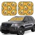 thumbnail image 1 of Balery Avocado Dog Sun Shield 2 Pack For Car Front Windows Foldable Sun Visor Protector Blocks Max Uv Rays And Keeps Your Vehicle Cool For Most Sedans Suv Truck, 1 of 1