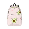 thumbnail image 1 of Balery Avocado Doing Sport Yoga Vintage Canvas Backpack for Men and Women - Large Capacity, Durable Travel Laptop Bag for School, Work, Hiking, and Outdoor Activities, 1 of 7