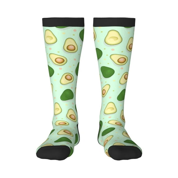 Balery Avocado Fun Novelty Socks Men'S Women'S Crew Socks Funny Crazy Novelty Socks Quirky And Cool Socks