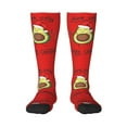 thumbnail image 1 of Balery Avocado Merry Christmas Fun Novelty Socks Men'S Women'S Crew Socks Funny Crazy Novelty Socks Quirky And Cool Socks, 1 of 9