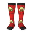 thumbnail image 1 of Balery Avocado Merry Christmas Fun Novelty Socks Men'S Women'S Crew Socks Funny Crazy Novelty Socks Quirky And Cool Socks, 1 of 9