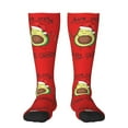 thumbnail image 1 of Balery Avocado Merry Christmas Fun Novelty Socks Men'S Women'S Crew Socks Funny Crazy Novelty Socks Quirky And Cool Socks, 1 of 9