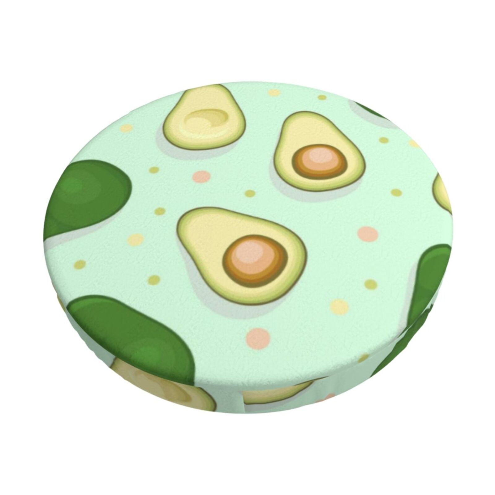 Balery Avocado Round Bar Stool Seat Covers Velvet Fabric Adjustable ...