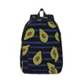 thumbnail image 1 of Balery Avocado Vintage Canvas Backpack for Men and Women - Large Capacity, Durable Travel Laptop Bag for School, Work, Hiking, and Outdoor Activities, 1 of 7
