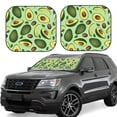 thumbnail image 1 of Balery Avocado With Seeds Sun Shield 2 Pack For Car Front Windows Foldable Sun Visor Protector Blocks Max Uv Rays And Keeps Your Vehicle Cool For Most Sedans Suv Truck, 1 of 1