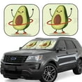 thumbnail image 1 of Balery Avocado1 Sun Shield 2 Pack For Car Front Windows Foldable Sun Visor Protector Blocks Max Uv Rays And Keeps Your Vehicle Cool For Most Sedans Suv Truck, 1 of 1