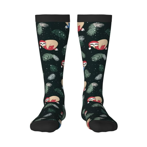 Balery Baby Sloths Sleeping Fun Novelty Socks Men'S Women'S Crew Socks Funny Crazy Novelty Socks Quirky And Cool Socks