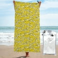 Balery Banana A Print Towels Luxurious Jumbo Bath Sheet Highly