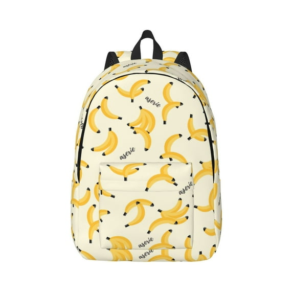 Balery Banana Vintage Canvas Backpack for Men and Women - Large Capacity, Durable Travel Laptop Bag for School, Work, Hiking, and Outdoor Activities