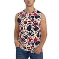 thumbnail image 1 of Balery Barbeque1 Men's Sleeveless Muscle Shirts Workout Tank Top, Moisture Wicking, Odor Protection-XX-Large, 1 of 8