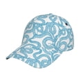 thumbnail image 1 of Balery Baseball Cap Adjustable Size for Running Workouts and Outdoor Activities All Seasons Dad Hat(Blue Snake), 1 of 9