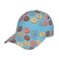thumbnail image 1 of Balery Baseball Cap Adjustable Size for Running Workouts and Outdoor Activities All Seasons Dad Hat(Cute Donut), 1 of 9