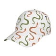 thumbnail image 1 of Balery Baseball Cap Adjustable Size for Running Workouts and Outdoor Activities All Seasons Dad Hat(Hand Drawn Snake), 1 of 9