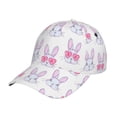 thumbnail image 1 of Balery Baseball Cap Adjustable Size for Running Workouts and Outdoor Activities All Seasons Dad Hat(Heart Rabbit), 1 of 9