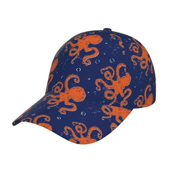 Balery Octopus Baseball Cap For Women Men,Adjustable Size For Running Workouts And Outdoor Activities All Seasons