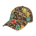 thumbnail image 1 of Balery Baseball Cap Adjustable Size for Running Workouts and Outdoor Activities All Seasons Dad Hat(Robot and Monsters), 1 of 9