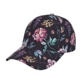 thumbnail image 1 of Balery Baseball Cap Adjustable Size for Running Workouts and Outdoor Activities All Seasons Dad Hat(Roses Flowers), 1 of 1