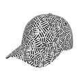 thumbnail image 1 of Balery Baseball Cap Adjustable Size for Running Workouts and Outdoor Activities All Seasons Dad Hat(Weave Geometric), 1 of 9