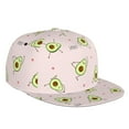thumbnail image 1 of Balery Baseball Cap Flat Bill Hats for Men Adjustable Size for Running Workouts and Outdoor Activities All Seasons Dad Hat(Avocado Doing Sport Yoga ), 1 of 9