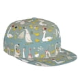 thumbnail image 1 of Balery Baseball Cap Flat Bill Hats for Men Adjustable Size for Running Workouts and Outdoor Activities All Seasons Dad Hat(Cute Farm Birds ), 1 of 9