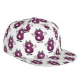 thumbnail image 1 of Balery Baseball Cap Flat Bill Hats for Men Adjustable Size for Running Workouts and Outdoor Activities All Seasons Dad Hat(Cute Number 8 ), 1 of 9