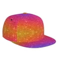 thumbnail image 1 of Balery Baseball Cap Flat Bill Hats for Men Adjustable Size for Running Workouts and Outdoor Activities All Seasons Dad Hat(Holiday Shiny ), 1 of 9