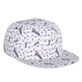 thumbnail image 1 of Balery Baseball Cap Flat Bill Hats for Men Adjustable Size for Running Workouts and Outdoor Activities All Seasons Dad Hat(Lavender Flowers ), 1 of 9