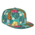 thumbnail image 1 of Balery Baseball Cap Flat Bill Hats for Men Adjustable Size for Running Workouts and Outdoor Activities All Seasons Dad Hat(Pineapple ), 1 of 9