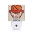 thumbnail image 1 of Balery Basketball Shot Pattern LED Night Light with Automatic Sensor Plug in Night Light with Dusk-to-Dawn Light Sensor LED Nightlight 0.5W-US, 1 of 7