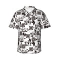thumbnail image 1 of Balery Beach Print Men's Hawaiian Shirts Short Sleeve Beach Shirt Relaxed Fit Vacation Button Down Shirts-Medium, 1 of 9