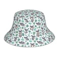thumbnail image 1 of Balery Bears and Tropical Leaves Sun Hats for Men Women Bucket Hat UPF 50+ Buckey Hat Boonie Hat Foldable UV Protection Hiking Beach Fishing Summer, 1 of 9