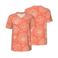 thumbnail image 1 of Balery Beautiful Corals Baseball Jersey for Men Casual Button Down Shirts Short Sleeve Active Team Sports Uniform-Medium, 1 of 9