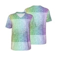 thumbnail image 1 of Balery Beautiful Glitter Baseball Jersey for Men Casual Button Down Shirts Short Sleeve Active Team Sports Uniform-3X-Large, 1 of 9