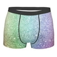 thumbnail image 1 of Balery Beautiful Glitter Men's Boxer Briefs, Soft and Breathable Cotton Underwear with nylon Waistband-Small, 1 of 9