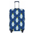 thumbnail image 1 of Balery Beautiful King Penguin Pattern Luggage Cover Protector, Scratch And Dirt Resistant, Fits 18-32 Inch Luggage(excluding luggage) - Small, 1 of 9
