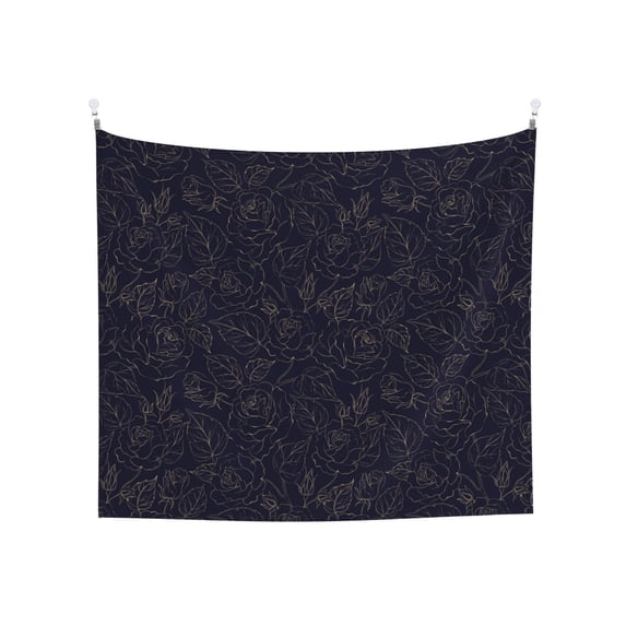 Balery Beautiful Roses Pattern Tapestry 60x51 Inches - Large Wall Hanging Tapestry for Bedroom, Living Room, Dorm Decor - Artistic and Aesthetic Room Decor