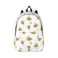 thumbnail image 1 of Balery Bee Vintage Canvas Backpack for Men and Women - Large Capacity, Durable Travel Laptop Bag for School, Work, Hiking, and Outdoor Activities, 1 of 7