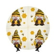 thumbnail image 1 of Balery Beekeeper Gnome Holding A Glass Print Bone China Decorative Plate Ceramic Dinner Plates Art Crafts with Display Stand-10in, 1 of 6