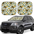 thumbnail image 1 of Balery Bees And Flower Sun Shield 2 Pack For Car Front Windows Foldable Sun Visor Protector Blocks Max Uv Rays And Keeps Your Vehicle Cool For Most Sedans Suv Truck, 1 of 7