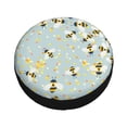 thumbnail image 1 of Balery Bees Tire Covers - Tough Tire Wheel Protector for Truck, SUV, Trailer, Camper, RV -16 inch, 1 of 8