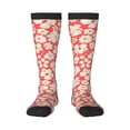 thumbnail image 1 of Balery Beige Flowers Fun Novelty Socks Men'S Women'S Crew Socks Funny Crazy Novelty Socks Quirky And Cool Socks, 1 of 9