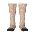 thumbnail image 1 of Balery Beige Sparkling Glitter Fun Novelty Socks Men'S Women'S Crew Socks Funny Crazy Novelty Socks Quirky And Cool Socks, 1 of 9